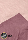 روتختی دورو تک رنگ زرشکی و صورتی چرک دو نفره شش تکه برند ترکسان کد TS2