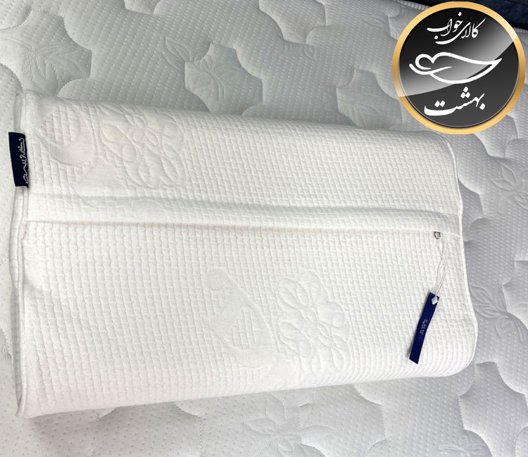 بالشت طبی مموری فوم مدل موج (سایز مدیوم با رویه اضافه)