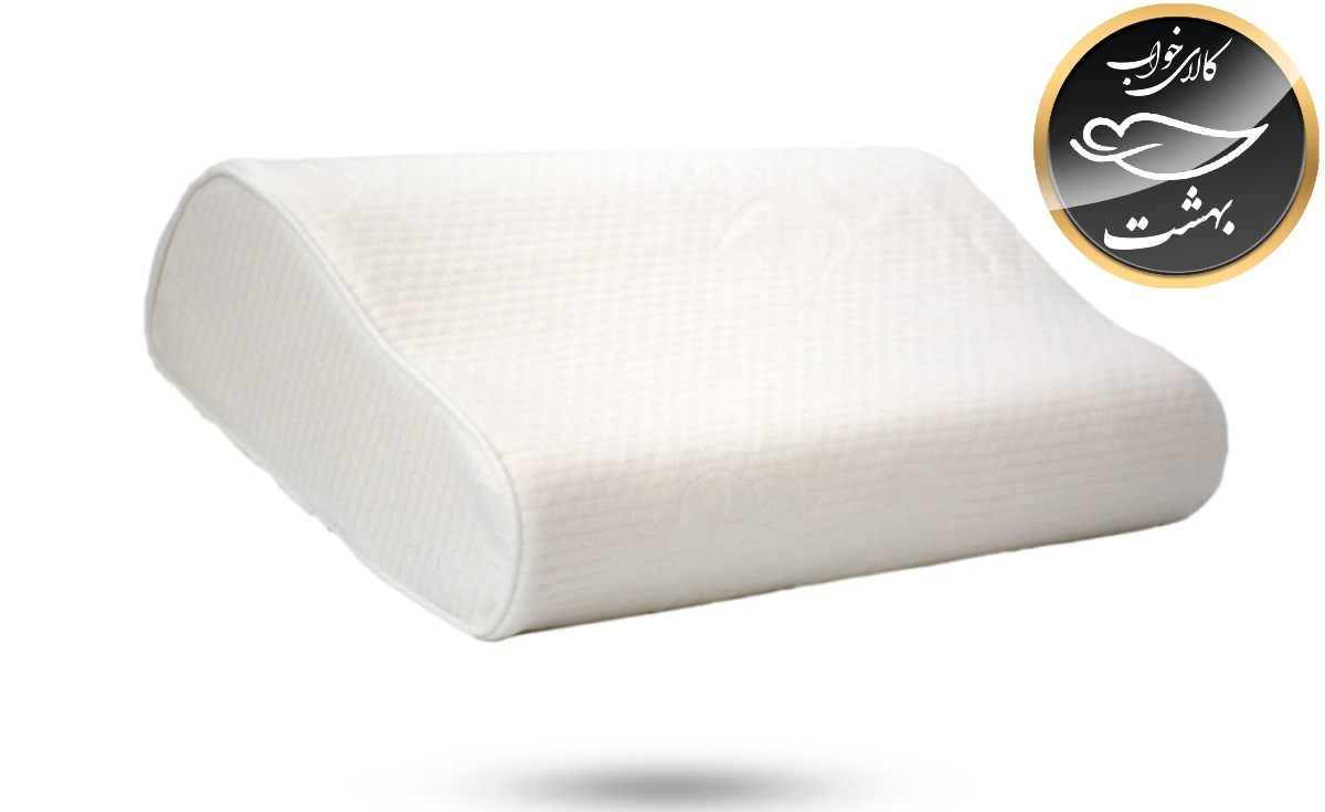 بالشت طبی مموری فوم مدل موج (سایز ایکس لارج با رویه اضافه)