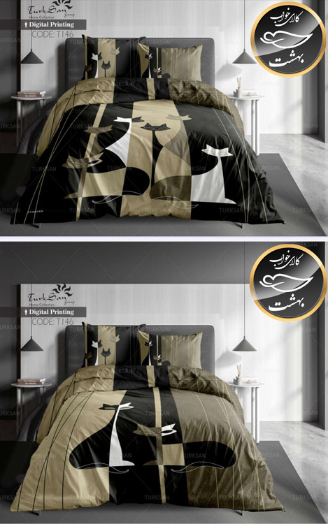 روتختی دورو یک نفره چهار تکه برند ترکسان کد T146