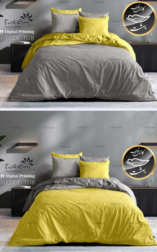 روتختی دورو یک نفره چهار تکه برند ترکسان کد TS18