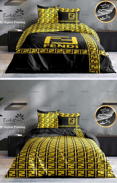 روتختی دورو طرح دار دونفره شش تکه برند ترکسان کد T13