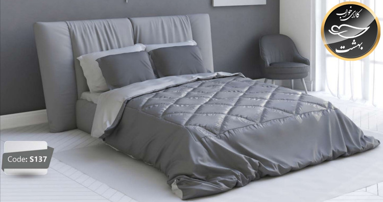 روتختی دورو تک رنگ دونفره شش تکه برند ترکسان کد S137