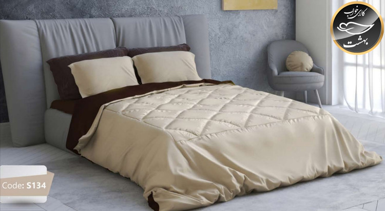 روتختی دورو تک رنگ دونفره شش تکه برند ترکسان کد S134