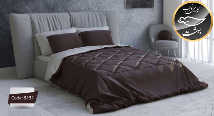 روتختی دورو تک رنگ دونفره شش تکه برند ترکسان کد S131