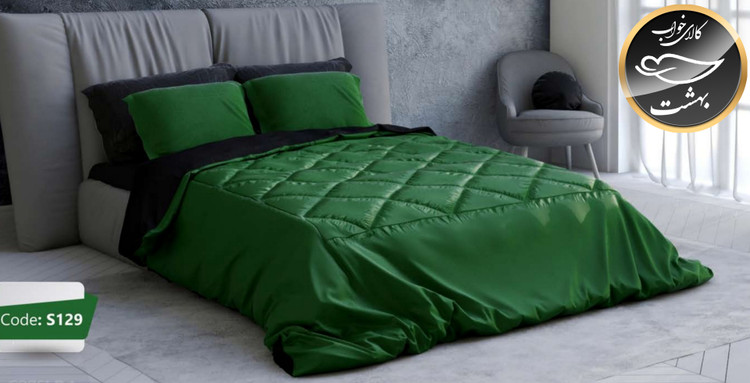روتختی دورو تک رنگ دونفره شش تکه برند ترکسان کد S129