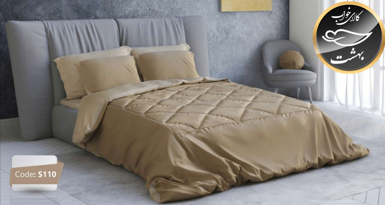 روتختی دورو تک رنگ دونفره شش تکه برند ترکسان کد S110