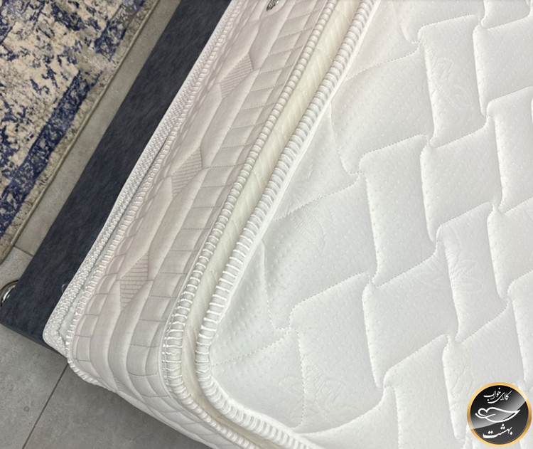 تشک کامفورت دو نفره سایز ۱۶۰x۲۰۰ سانتی متر (فنر میکرو متصل - فنر بافت هنیکل)