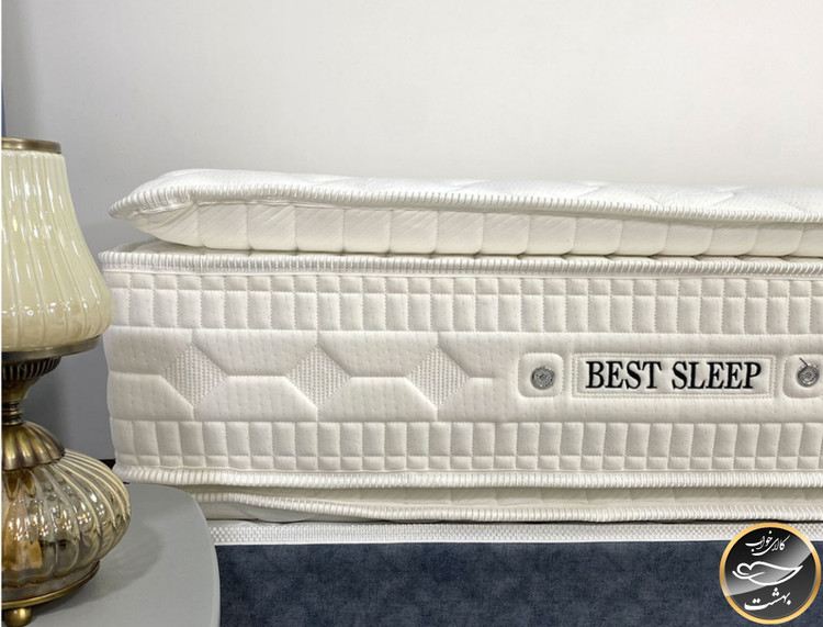 تشک کامفورت پلاس دو نفره سایز ۱۸۰x۲۰۰ سانتی متر (فنر میکرو متصل - فنر بافت هنیکل)