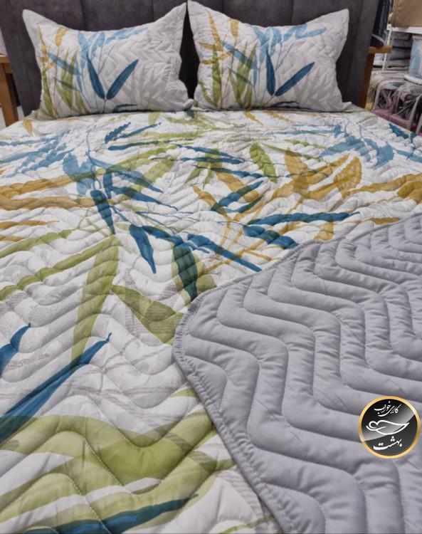 روتختی یک رو دونفره پنبه دوزی برند پرلا