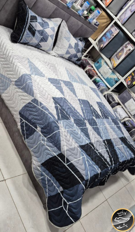 روتختی یک رو دونفره پنبه دوزی برند پرلا