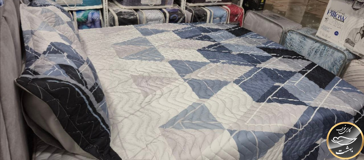 روتختی یک رو دونفره پنبه دوزی برند پرلا