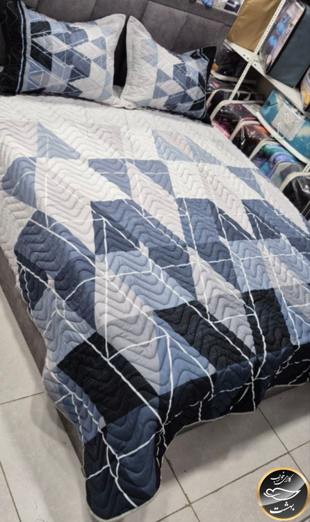 روتختی یک رو دونفره پنبه دوزی برند پرلا