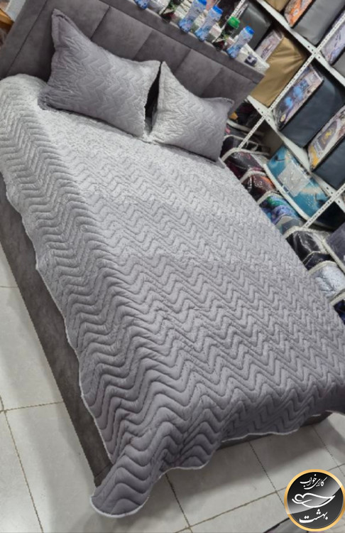 روتختی یک رو دونفره پنبه دوزی برند پرلا