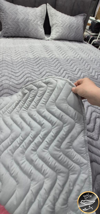 روتختی یک رو دونفره پنبه دوزی برند پرلا