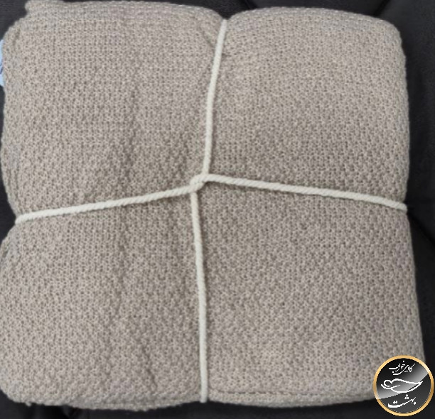 شال مبل ساده (قهوه ای روشن)