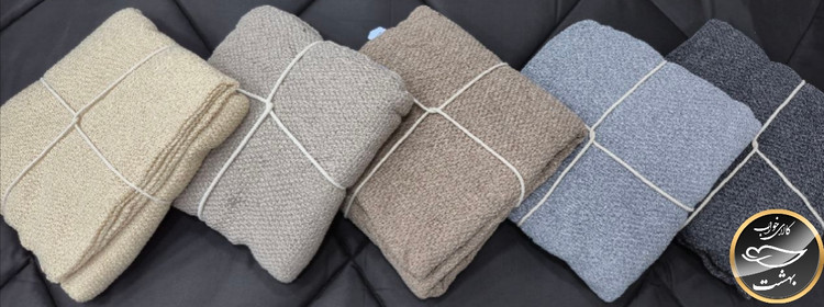 شال مبل ساده (قهوه ای روشن)