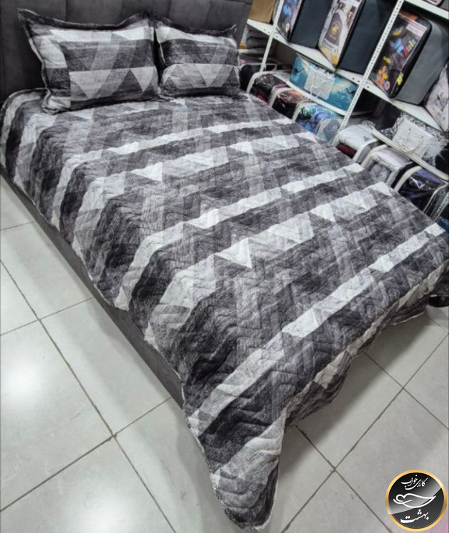 روتختی دو رو دونفره پنبه دوزی برند پرلا