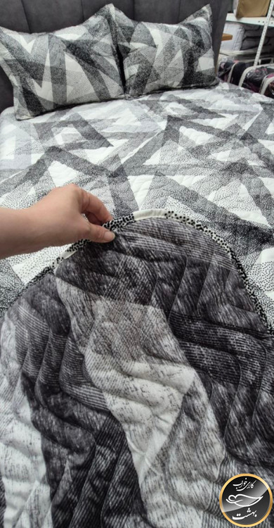 روتختی دو رو دونفره پنبه دوزی برند پرلا