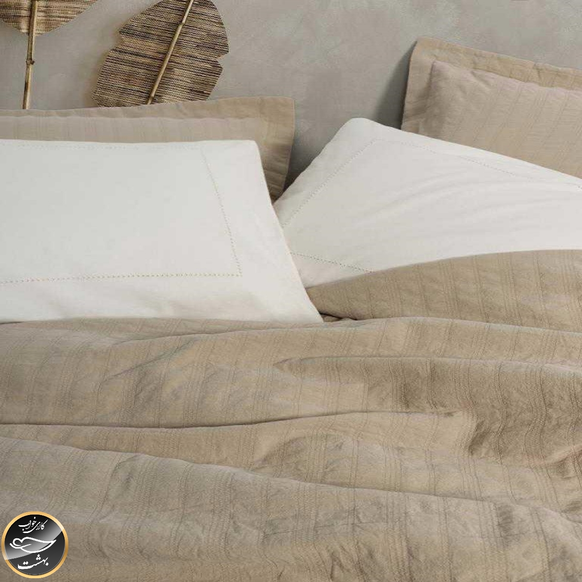 ست پیکه دونفره مدل Natura برند کوتون باکس ترک (کرم)