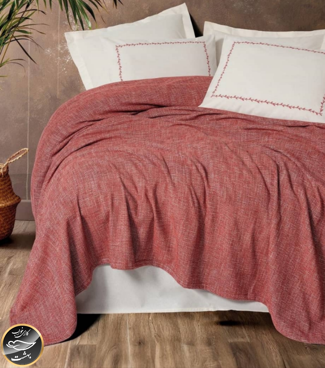 ست پیکه دونفره مدل Embrova برند کوتون باکس ترک (عنابی - آجری)