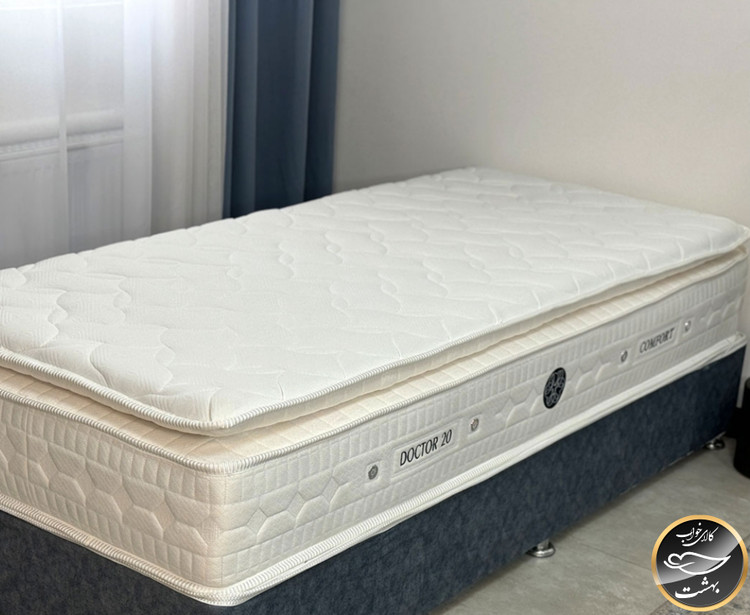 تشک طبی فنری کامفورت یک نفره نوجوان سایز 80x180 سانتی متر (فنر پاکتی - منفصل)