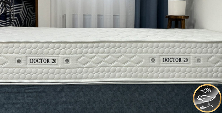 تشک طبی فنری متصل یک نفره نوجوان سایز 80x180 سانتی متر (دارای مموری فوم)