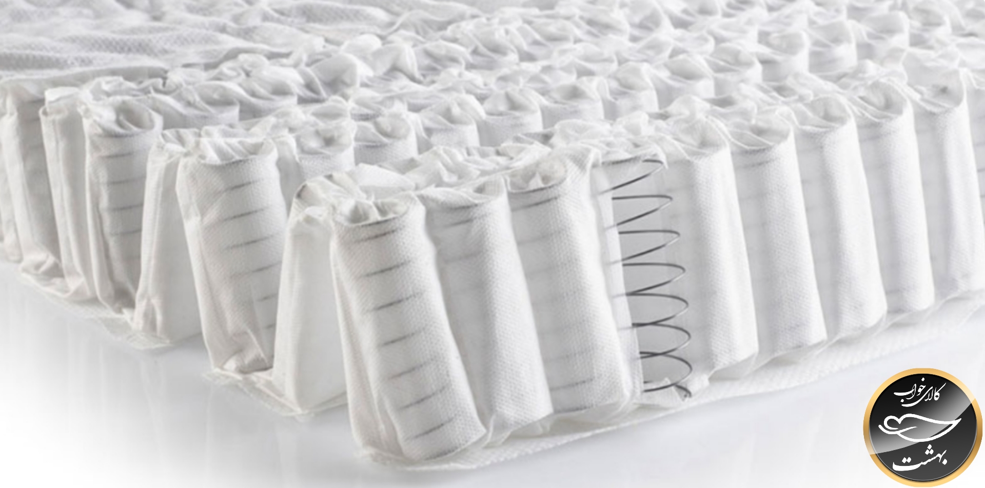 تشک هتلی فنر پاکتی یک نفره نوجوان سایز 80x180 سانتی متر