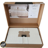 ست پیکه دونفره مدل Rubi برند شاهسر ترک (سه تکه - بژ)