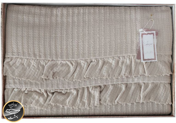 ست پیکه دونفره مدل Marta برند شاهسر ترک (سه تکه - بژ)