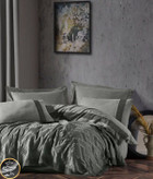 ست کاور لحاف دونفره مدل Freya برند شاهسر ترک (هفت تکه - سبز)