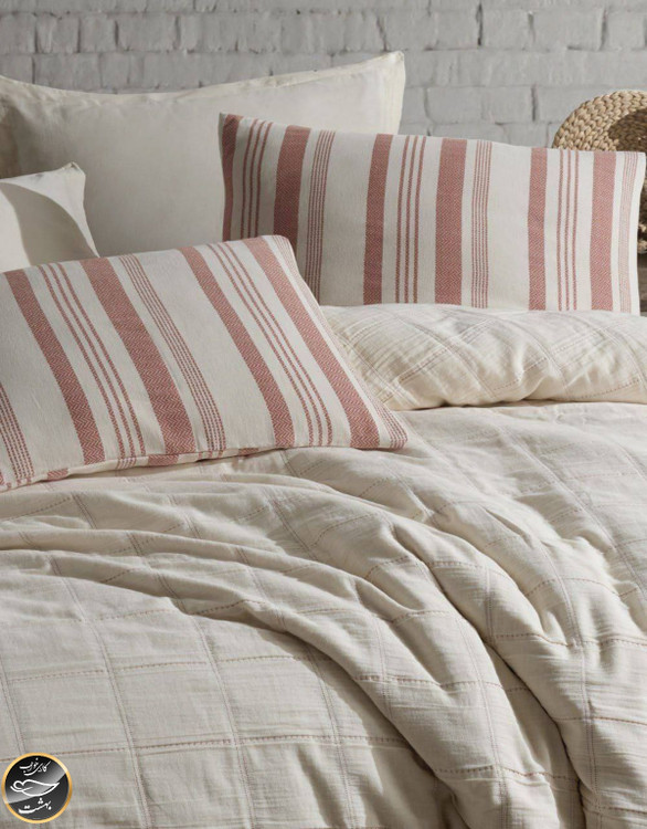 ست کاور لحاف دونفره مدل Jade برند شاهسر ترک (چهار تکه)