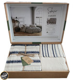 ست کاور لحاف دونفره مدل Jardin برند شاهسر ترک (شش تکه)