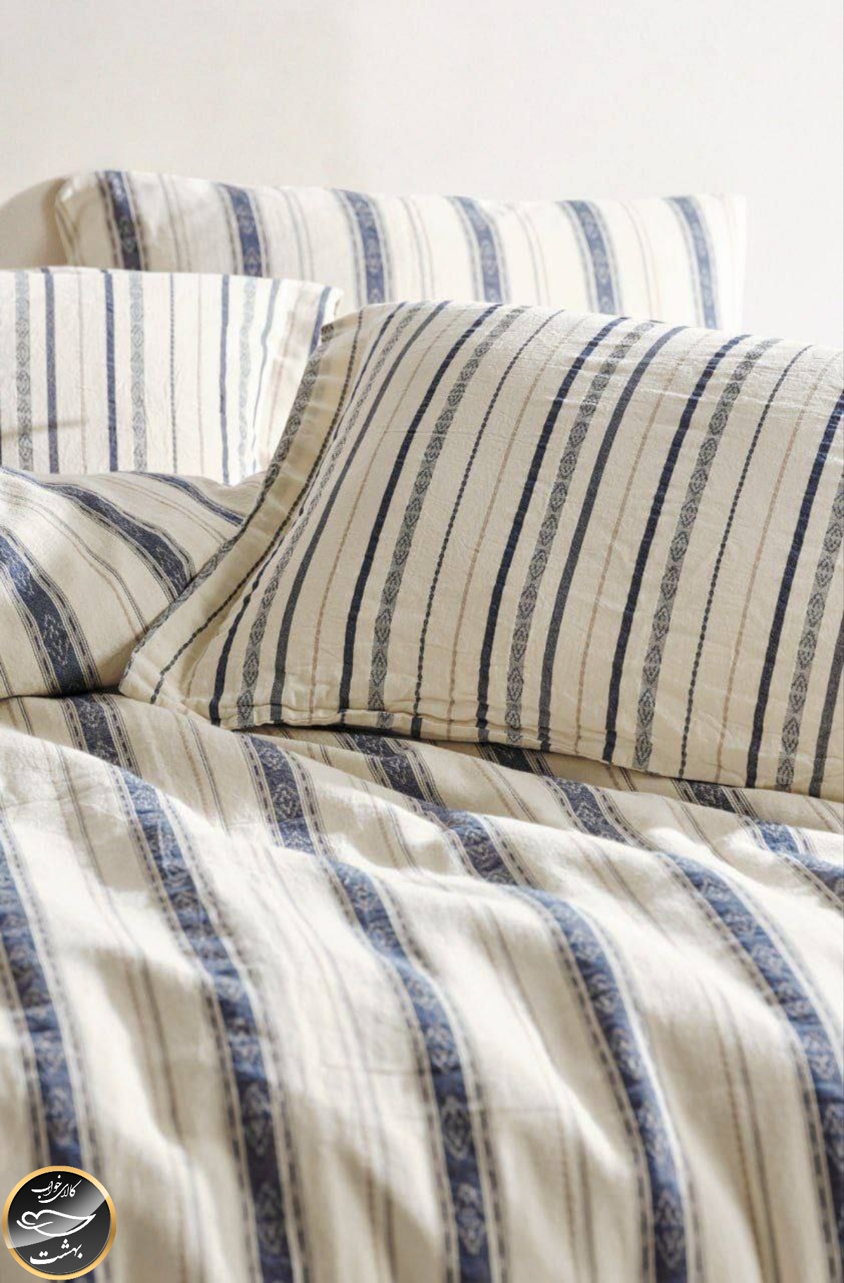 ست کاور لحاف دونفره مدل Jardin برند شاهسر ترک (شش تکه)