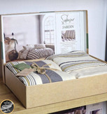 ست کاور لحاف دونفره مدل Jardin برند شاهسر ترک (شش تکه)