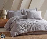 ست کاور لحاف دونفره مدل Jasmin برند شاهسر ترک (شش تکه - طوسی)