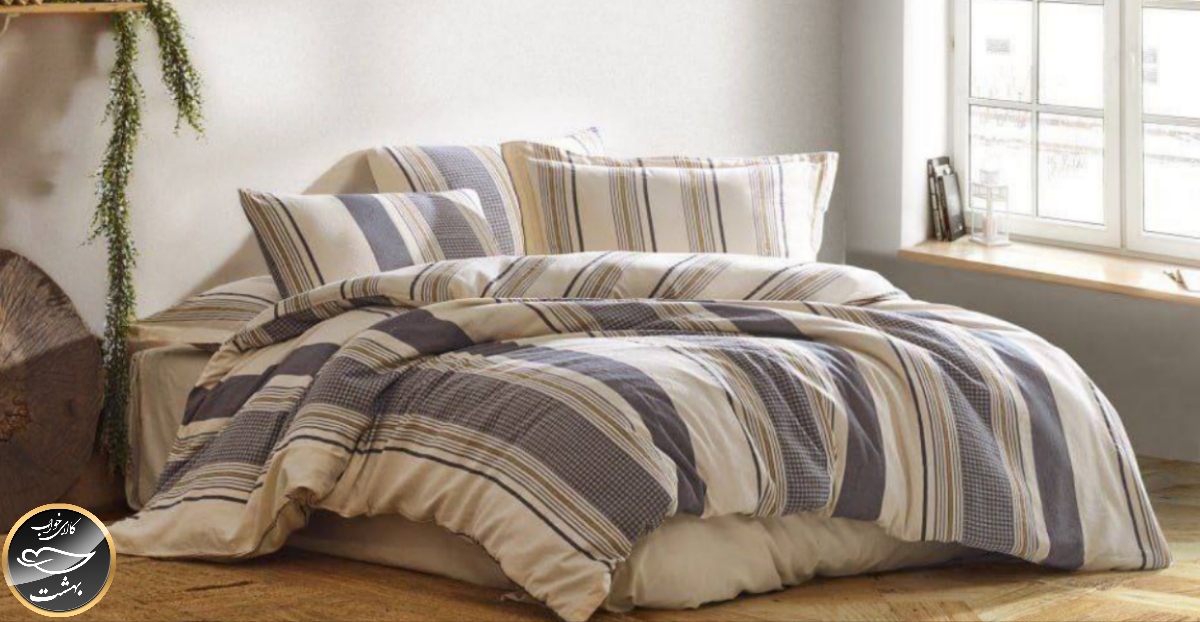 ست کاور لحاف دونفره مدل Lagos برند شاهسر ترک (شش تکه)