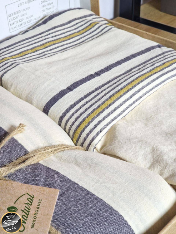 ست کاور لحاف دونفره مدل Lagos برند شاهسر ترک (شش تکه)