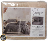 روتختی یک نفره برند شاهسر ترک (دو تکه) مدل Valeria (رنگ بژ)