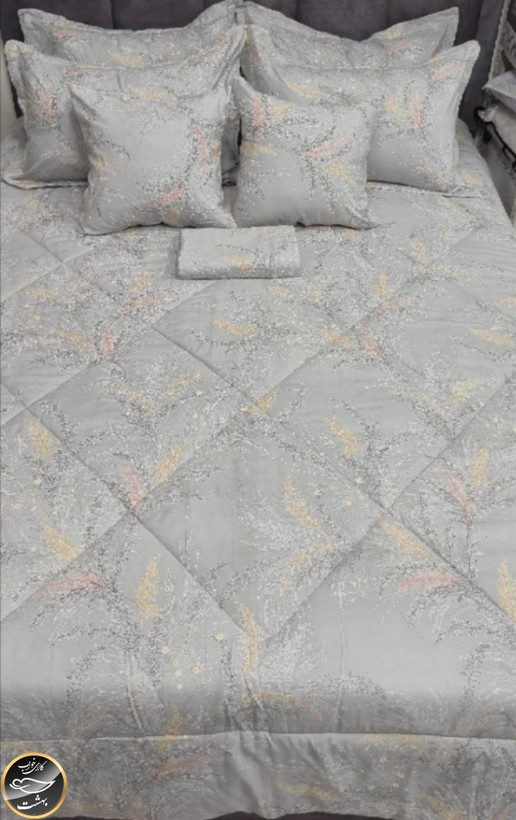 روتختی دونفره هشت تکه برند Maxxira (طوسی)