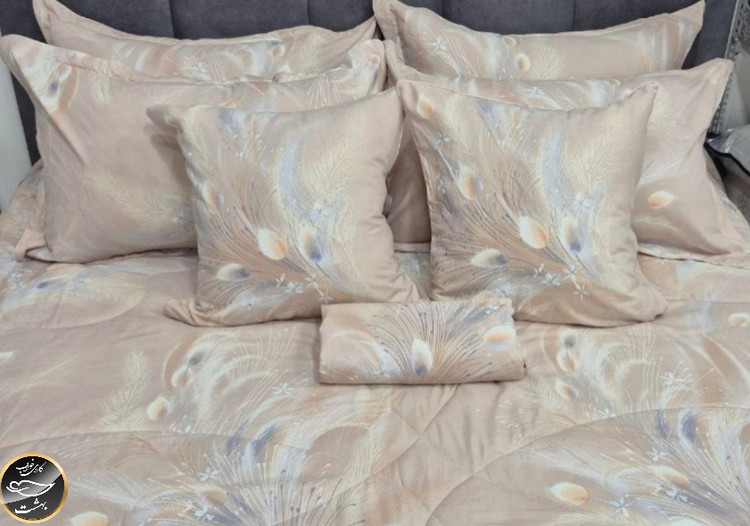 روتختی دونفره هشت تکه برند Maxxira (بژ)