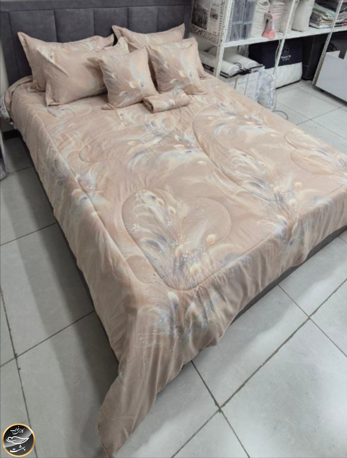 روتختی دونفره هشت تکه برند Maxxira (بژ)