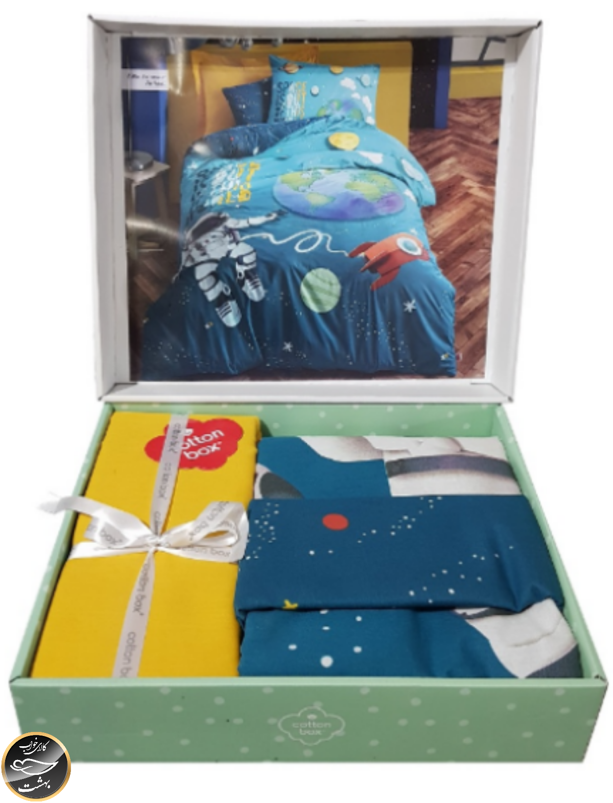 ست کاور لحاف یک نفره (سه تکه) Junior - Little Astronaut