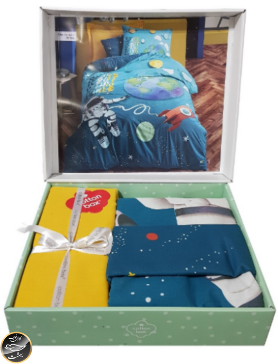ست کاور لحاف یک نفره (سه تکه) Junior - Little Astronaut