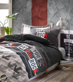 ست کاور لحاف یک نفره (سه تکه) Junior - Rock Kirmizi