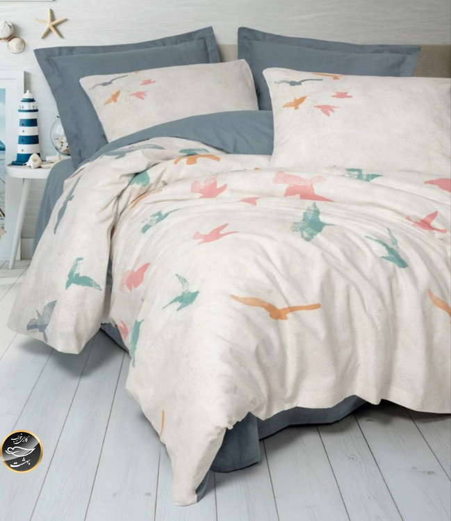 ست کاور لحاف یک نفره (سه تکه) Maritime - Kaija Mavi