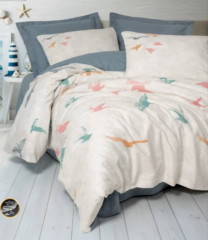 ست کاور لحاف یک نفره (سه تکه) Maritime - Kaija Mavi