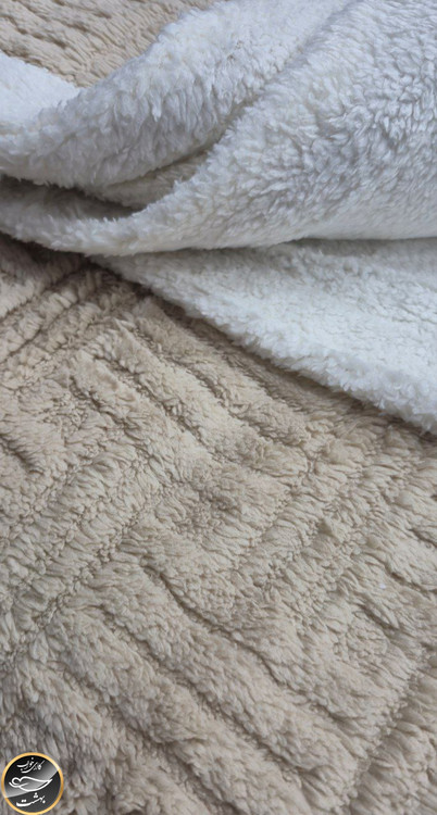 پتو دونفره پشت تدی (نسکافه ای)