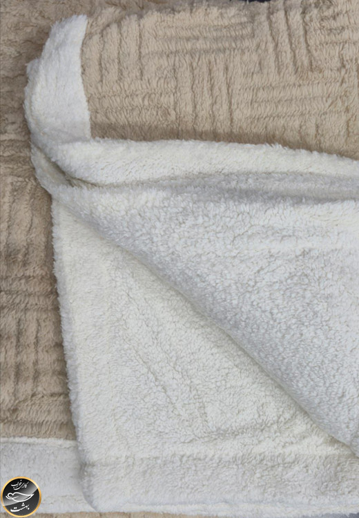 پتو دونفره پشت تدی (نسکافه ای)