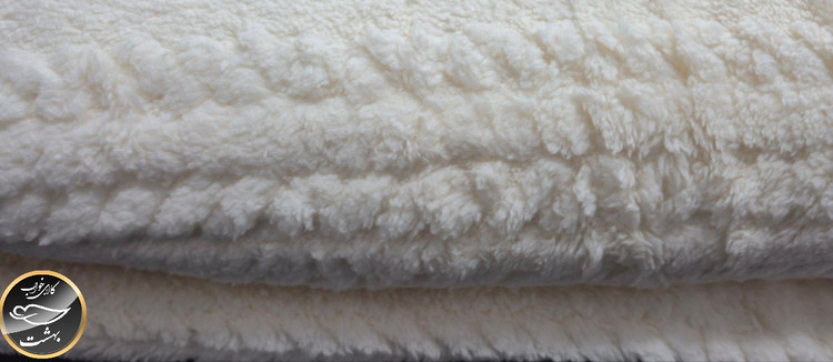 پتو دونفره پشت تدی (کرم روشن)